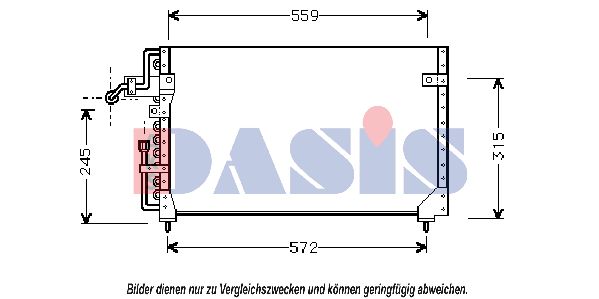 AKS DASIS kondensatorius, oro kondicionierius 092460N